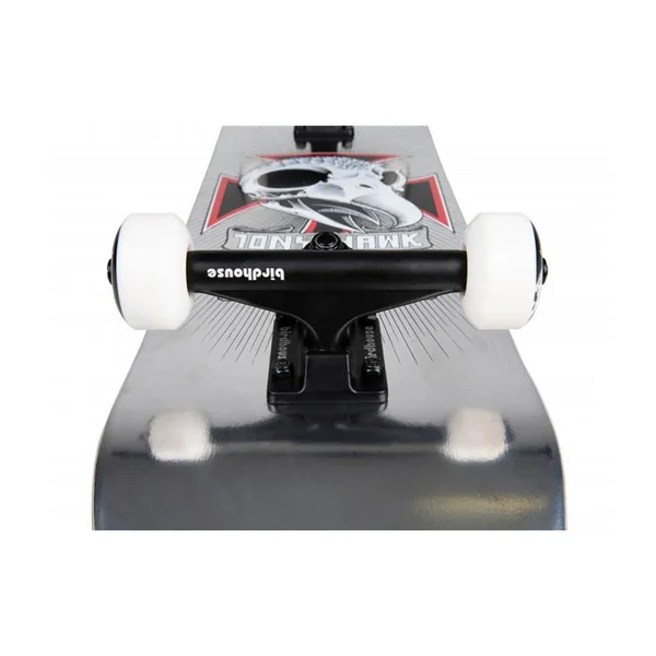 Skate BIRDHOUSE SKATEBOARDS Stage 3 Hawk Skull 2 Chrome Silver Foil 7.75