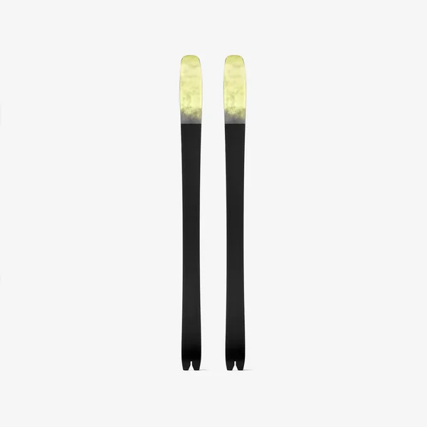 Skis de randonnée carbone avec peaux et sans fixation, WILDER 102