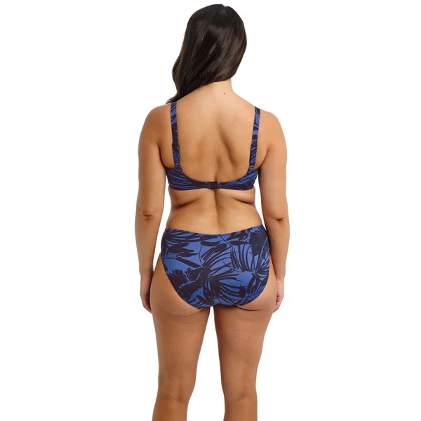 Slip Bikini taille mi-haute bleu Fantasie Bain