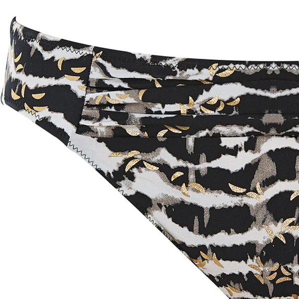Slip de bain froncé