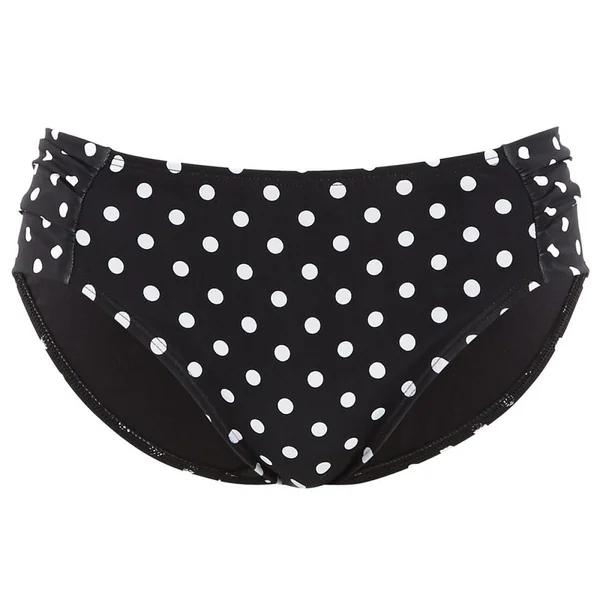 Slip de bain froncé