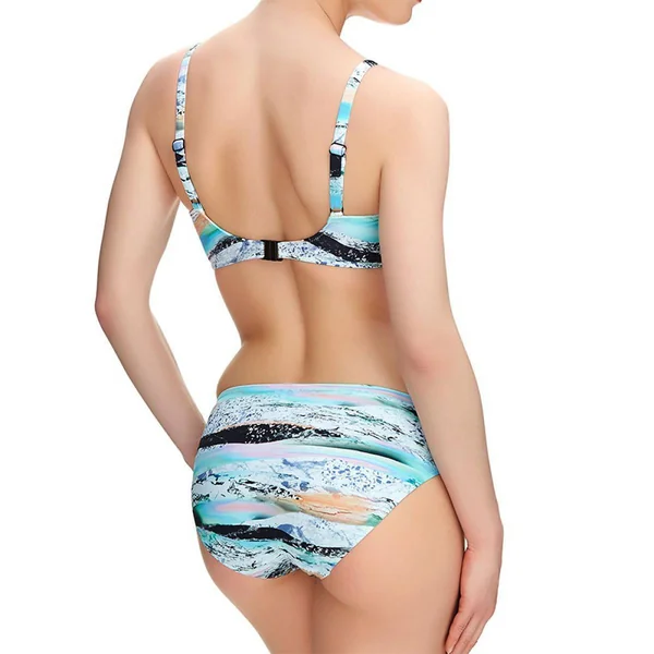 Slip de bain mi-couvrant