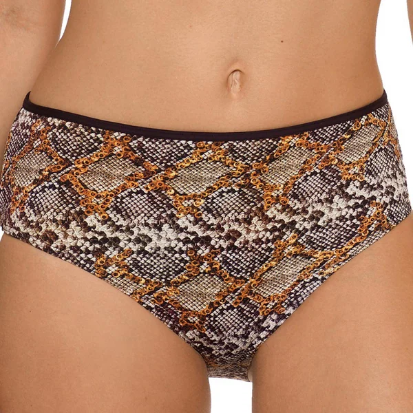 Slip de bain taille haute