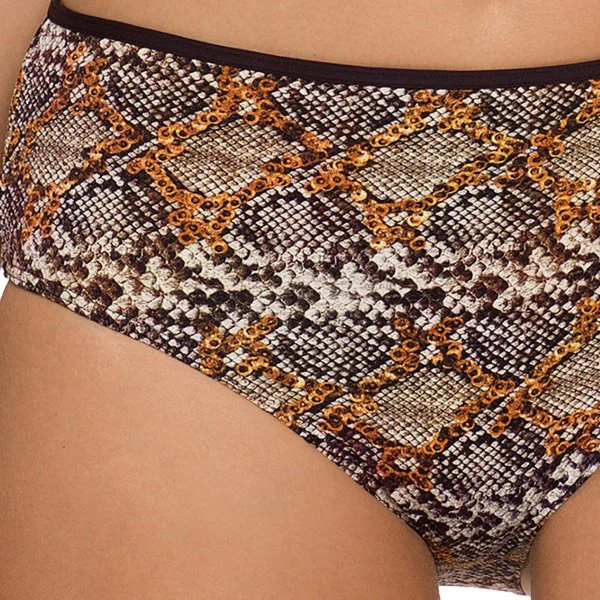 Slip de bain taille haute