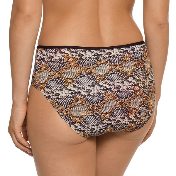 Slip de bain taille haute