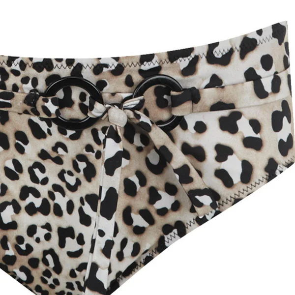 Slip de bain taille mi-haute