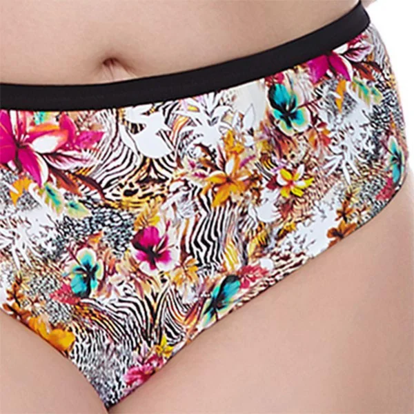 Slip de bain taille mi-haute