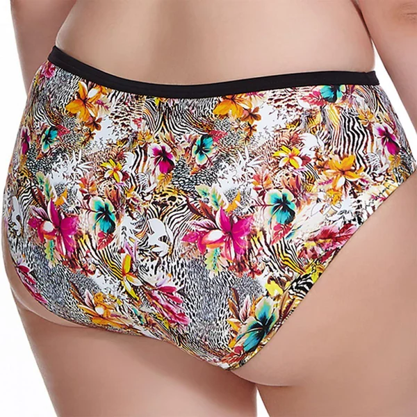 Slip de bain taille mi-haute