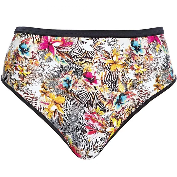 Slip de bain taille mi-haute