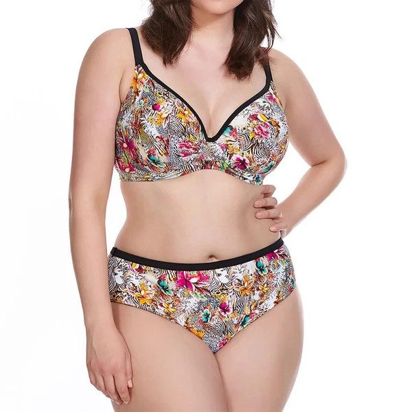 Slip de bain taille mi-haute