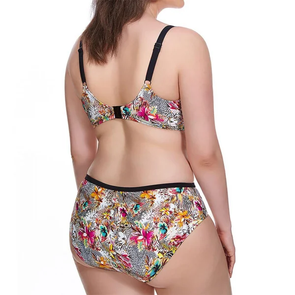 Slip de bain taille mi-haute