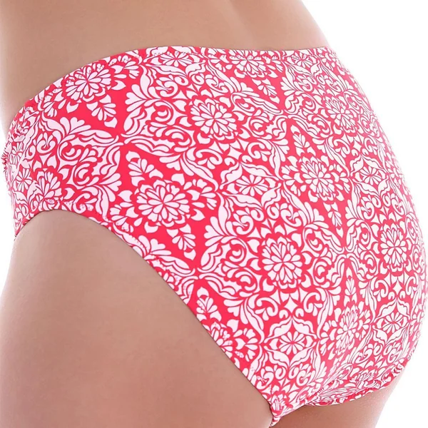 Slip de bain taille mi-haute
