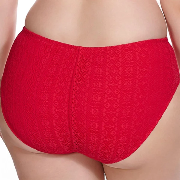 Slip de bain taille mi-haute