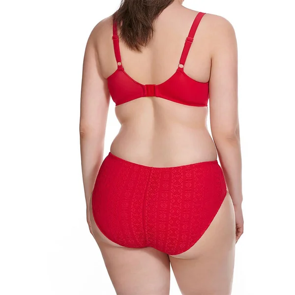 Slip de bain taille mi-haute