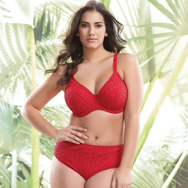 Slip de bain taille mi-haute