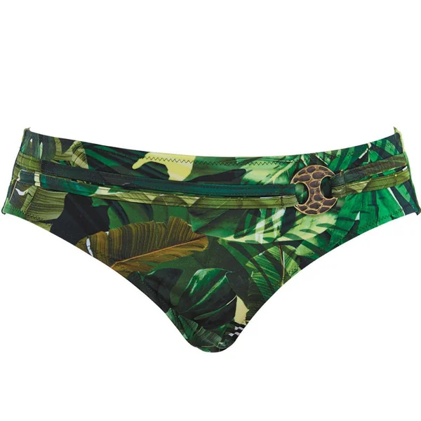 Slip de bain taille mi-haute