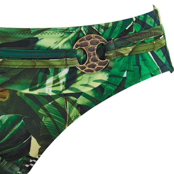 Slip de bain taille mi-haute
