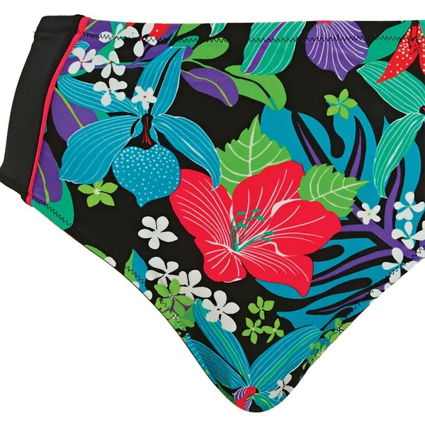 Slip de bain taille mi-haute