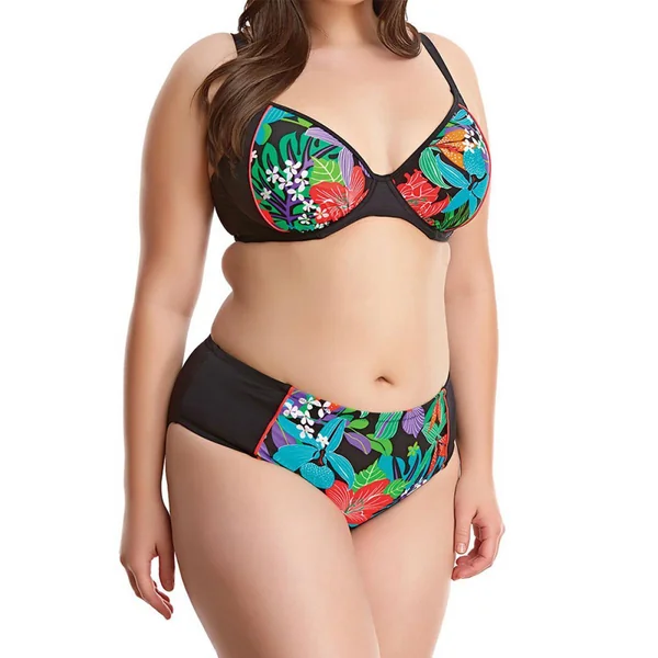 Slip de bain taille mi-haute