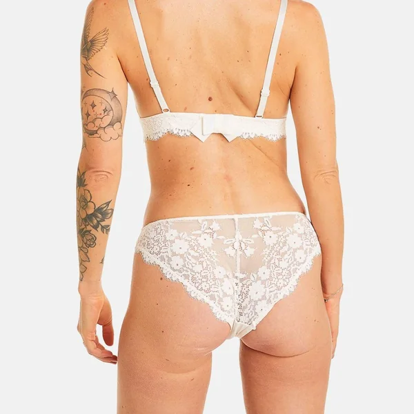 Slip ivoire Gaïa beige Camille Cerf x Pomm Poire