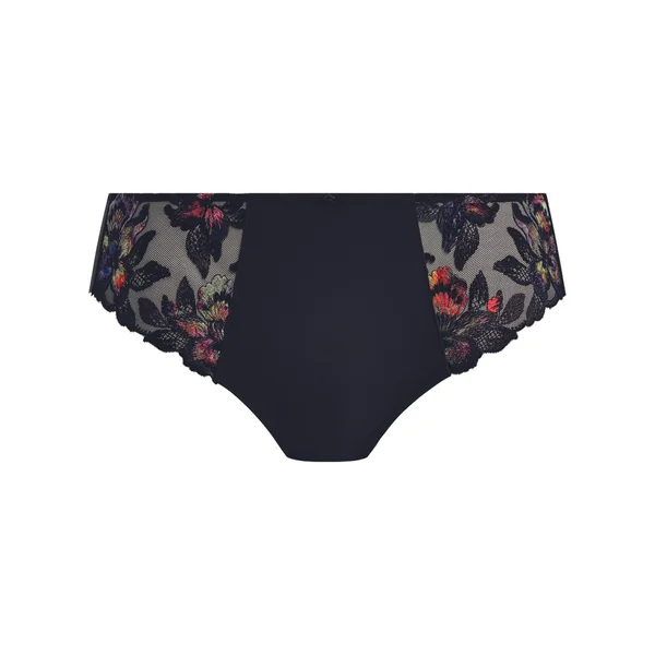 Slip noir à motifs fleuris Fantasie
