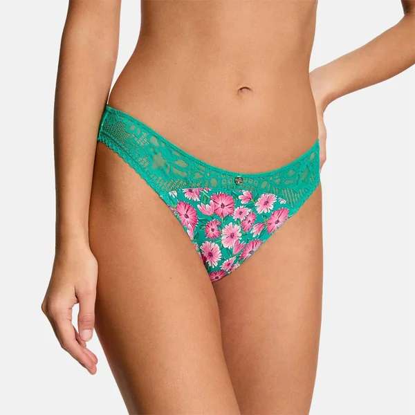 Slip vert Mathilde Morgan Lingerie