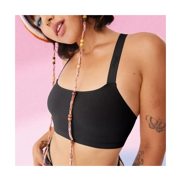Sloggi GO Casual noir soutien-gorge sans armatures en dentelle