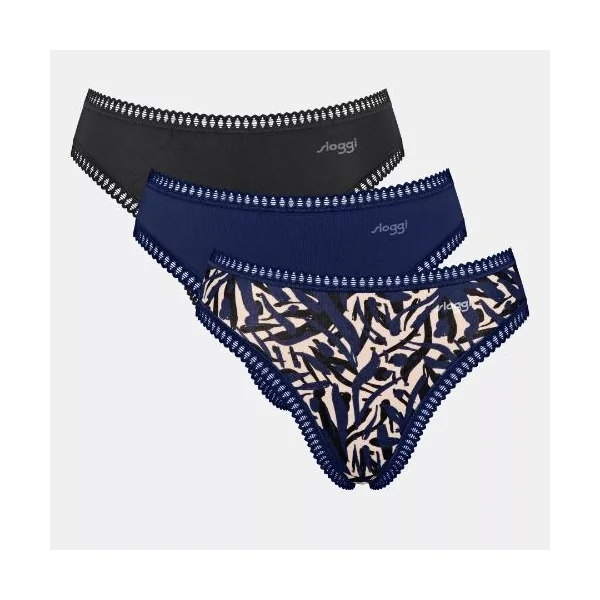 Sloggi GO Crush bleu marine slip
