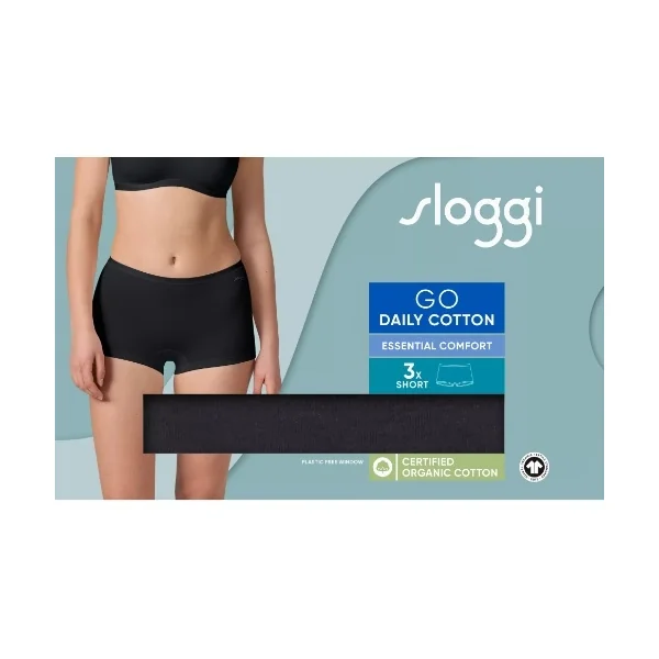 Sloggi GO Daily Cotton noir shortie