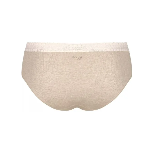Sloggi GO Ribbed gris shortie