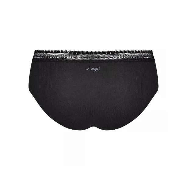 Sloggi GO Ribbed noir shortie
