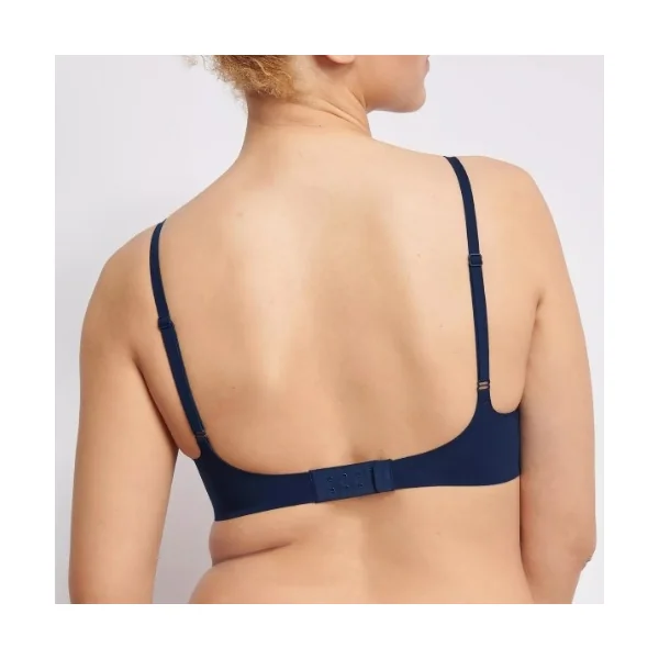Sloggi Zero Feel bleu marine soutien-gorge sans armatures en dentelle