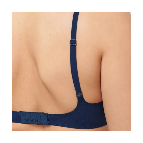 Sloggi Zero Feel bleu marine soutien-gorge sans armatures en dentelle