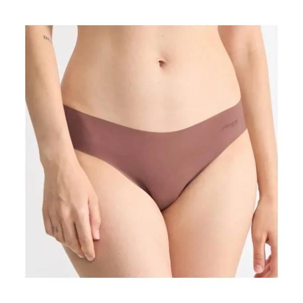 Sloggi Zero Microfibre marron culotte string