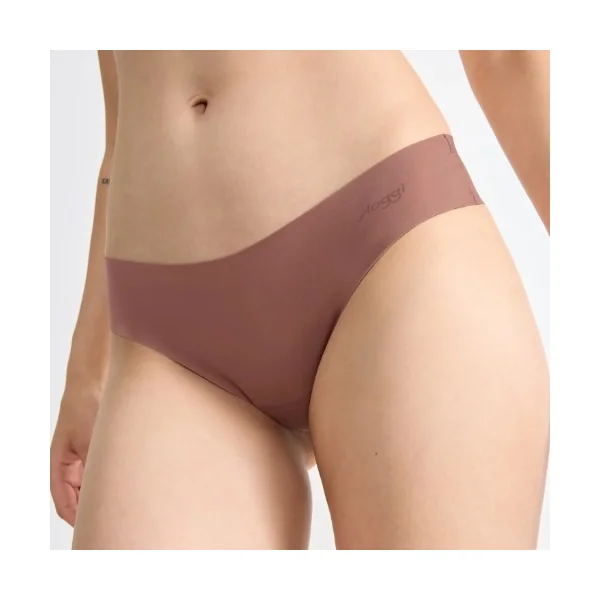 Sloggi Zero Microfibre marron culotte string
