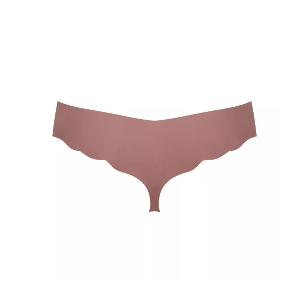 Sloggi Zero Microfibre marron culotte string