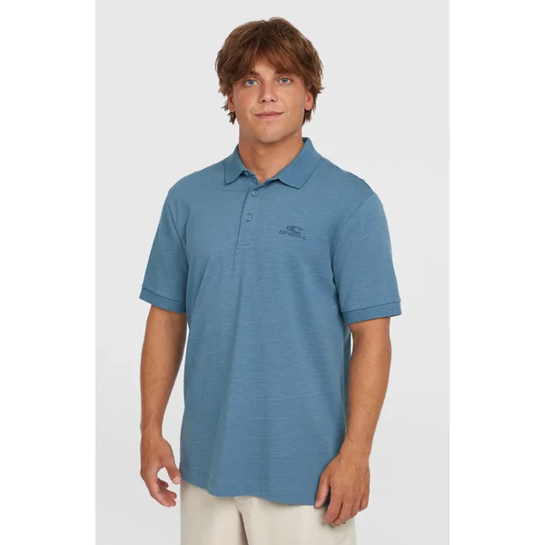 Slub Polo Small Logo | Copen Blue