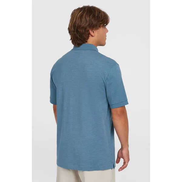 Slub Polo Small Logo | Copen Blue