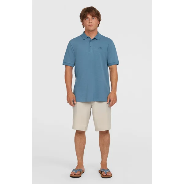 Slub Polo Small Logo | Copen Blue