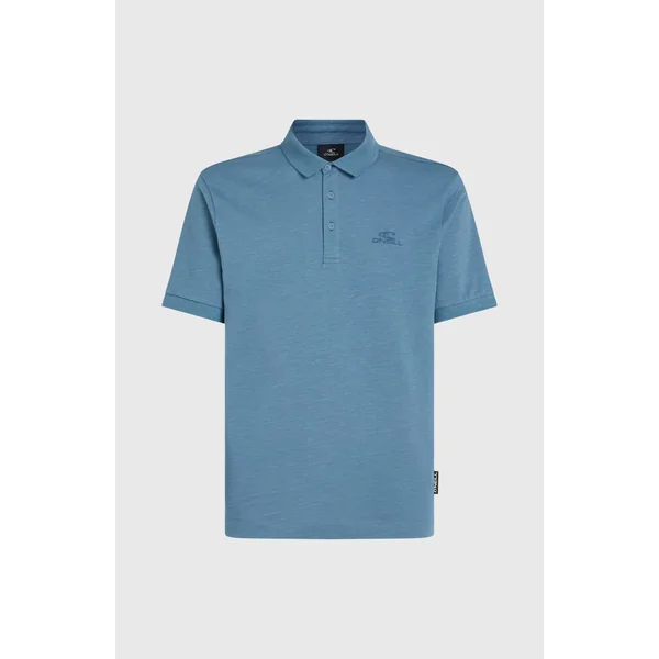 Slub Polo Small Logo | Copen Blue