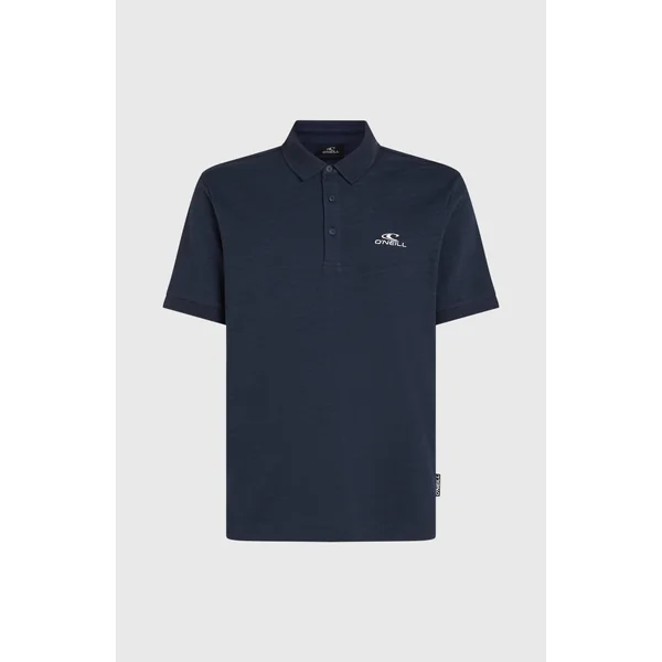 Slub Polo Small Logo | Ink Blue