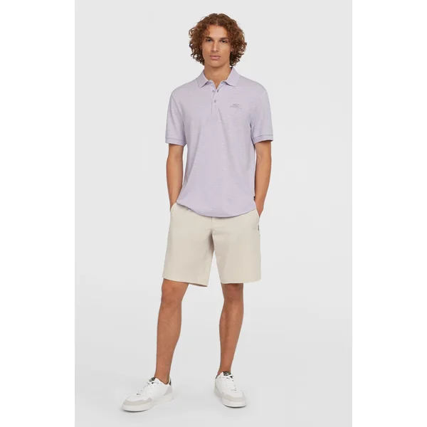 Slub Polo Small Logo | Purple Gleam
