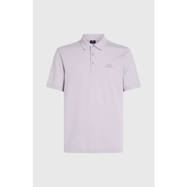 Slub Polo Small Logo | Purple Gleam