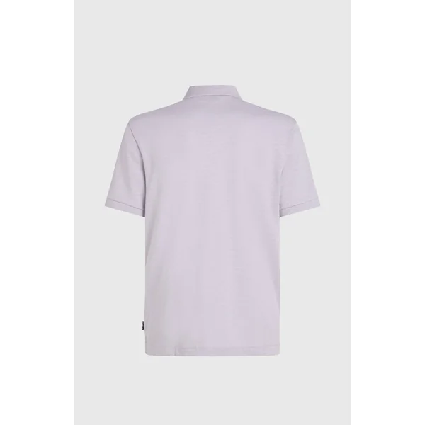 Slub Polo Small Logo | Purple Gleam