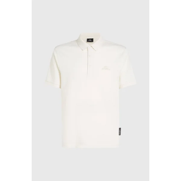 Slub Polo Small Logo | Snow White
