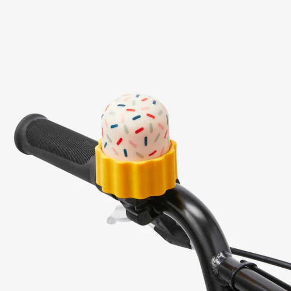 SONNETTE VÉLO ENFANT 2 EN 1 FIRSTBELL CONFETTI