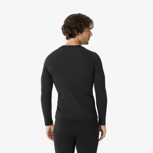 Sous-vêtement thermique de ski chaud et confort homme, BL100 haut noir