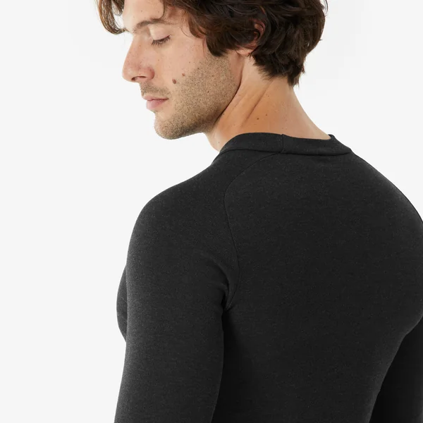 Sous-vêtement thermique de ski chaud et confort homme, BL100 haut noir