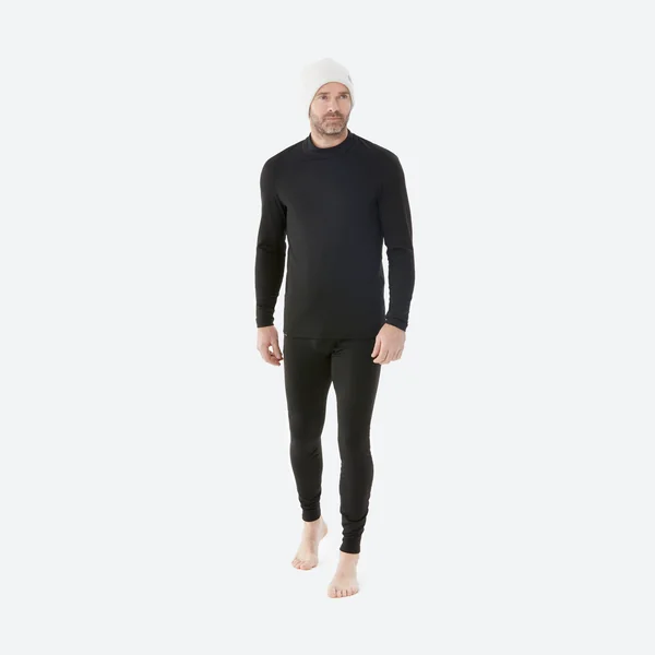 Sous-vêtement thermique de ski chaud et respirant homme, BL 500 noir