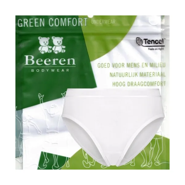 Sous-vêtements Beeren Green Comfort blanc haut slip